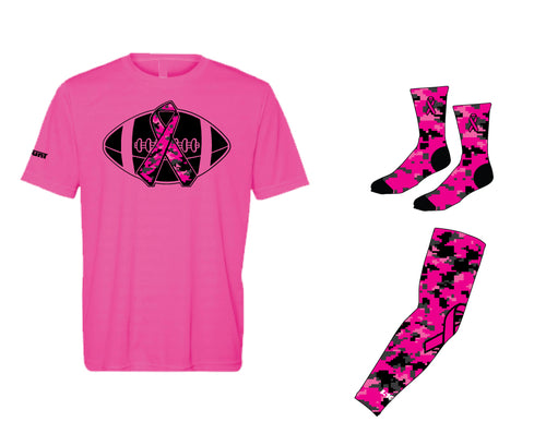 Breast Cancer Awareness Football Player Package - 5KounT2018