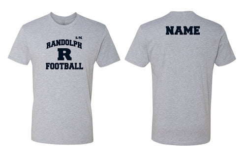 Randolph Football Cotton Tee Design 3 - Heather Gray - 5KounT