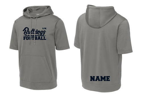Randolph Bulldogs Performance Hoodie Desgin - Dark Smoke Grey - 5KounT