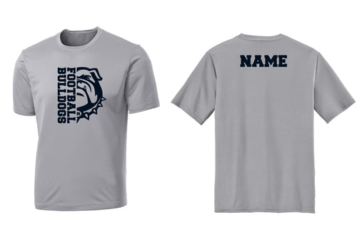 Randolph Football Split Graphic Dryfit Tee - Silver