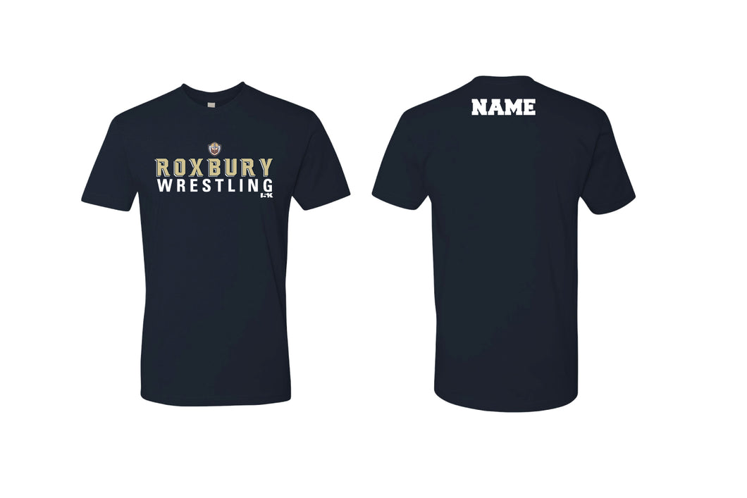 Roxbury Gaels Wrestling Cotton Crew Tee - Navy - 5KounT
