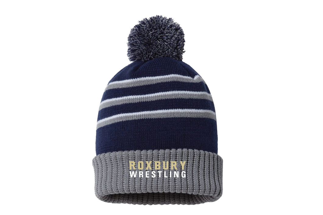 Roxbury Gaels Wrestling Pom Beanie - Navy - 5KounT