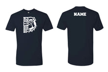 Randolph Football Bulldogs Stronger Together Cotton Crew Tee - Navy/Gray - 5KounT