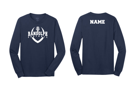 Randolph Football Long Sleeve Cotton Tee - Navy - 5KounT