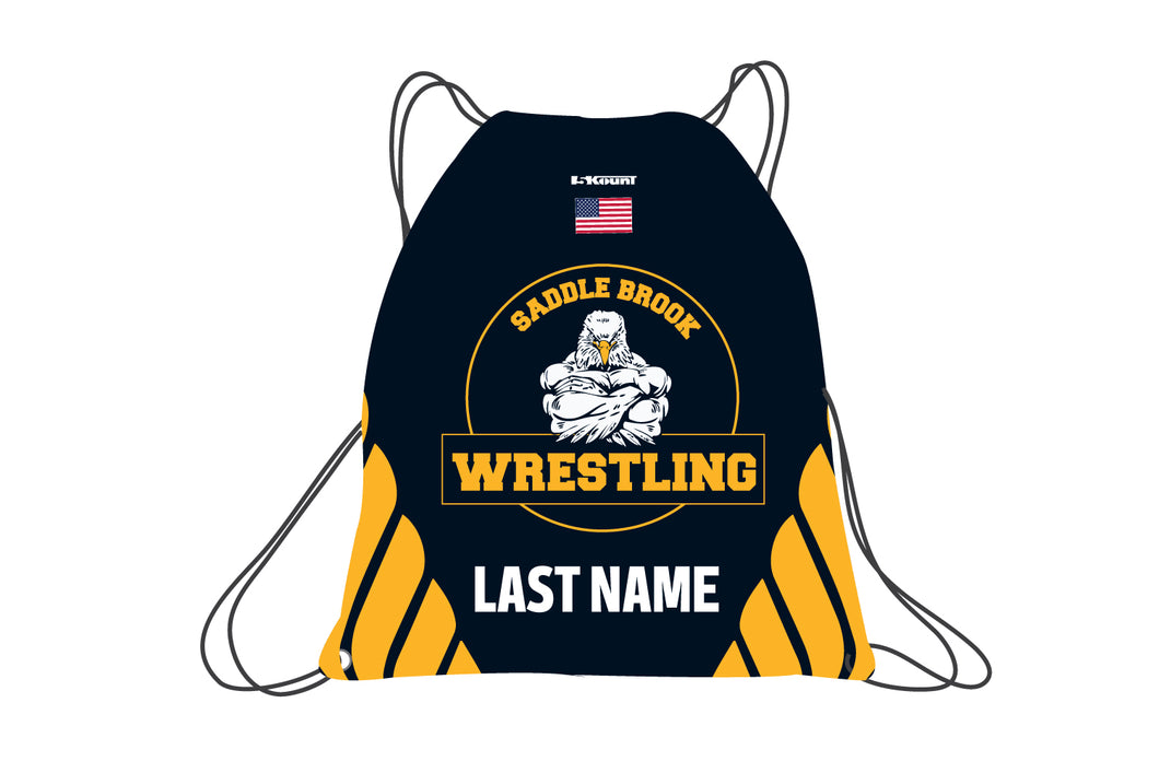Saddle Brook Youth Wrestling Sublimated Drawstring Bag
