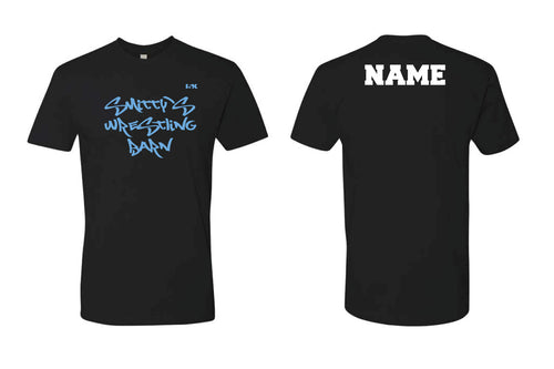 Smitty's Wrestling Barn Cotton Crew Tee - Black/White - 5KounT