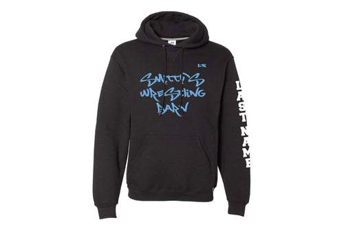 Smitty's Wrestling Barn Russell Athletic Cotton Hoodie - Black/Red - 5KounT