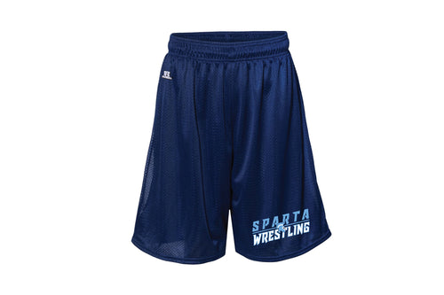 Sparta Youth Wrestling Russell Athletic Tech Shorts - Navy - 5KounT