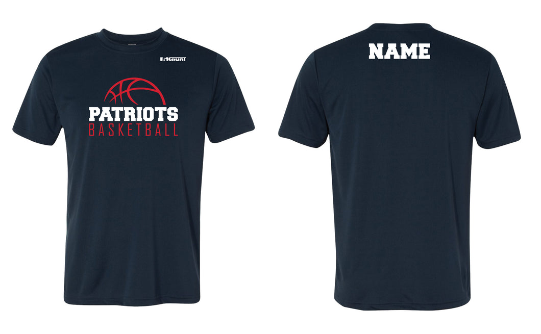 Secaucus Basketball Dryfit Performance Tee - Navy - 5KounT2018