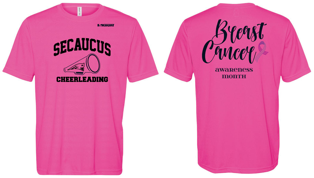 Secaucus Cheer Dryfit Performance Tee - Hot Pink - 5KounT2018