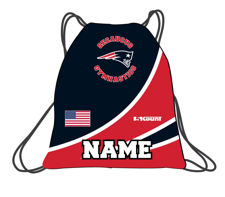 Secaucus Gymnastics Sublimated Drawstring Bag - 5KounT2018