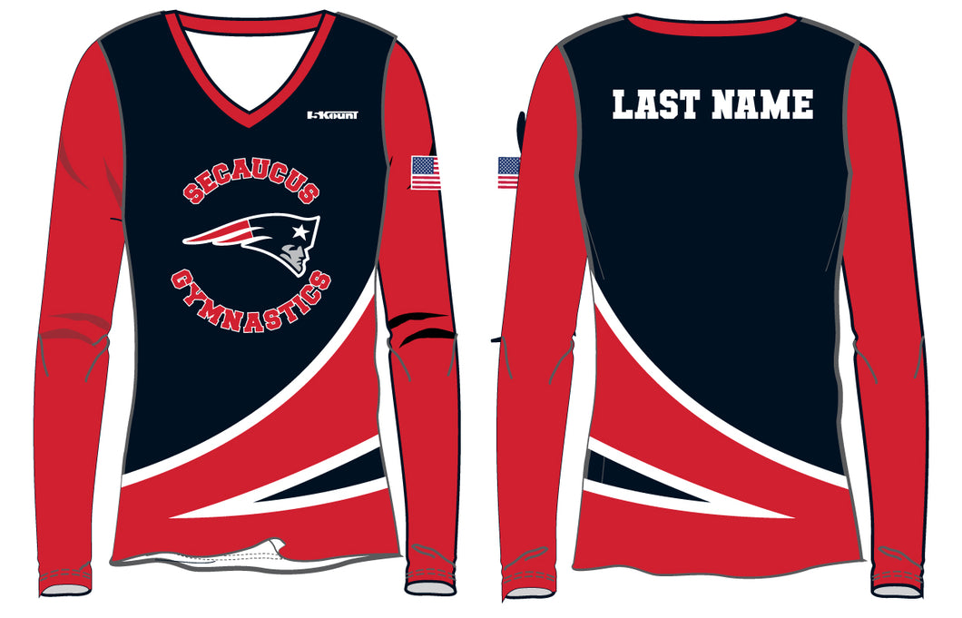 Secaucus Gymnastics Sublimated Long Sleeve Shirt - 5KounT2018