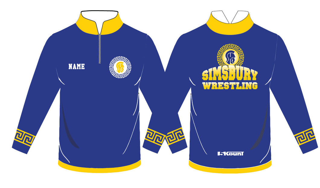 Simsbury Wrestling Sublimated Quarter Zip - 5KounT