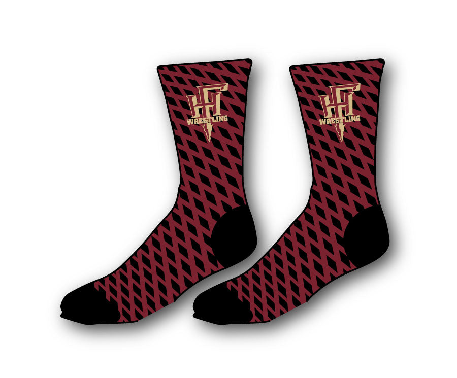 Florida Schools Wrestling Sublimated Socks - 5KounT