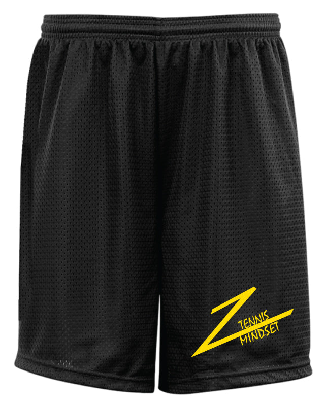 Tennis Mindset Tech Shorts - Black - 5KounT