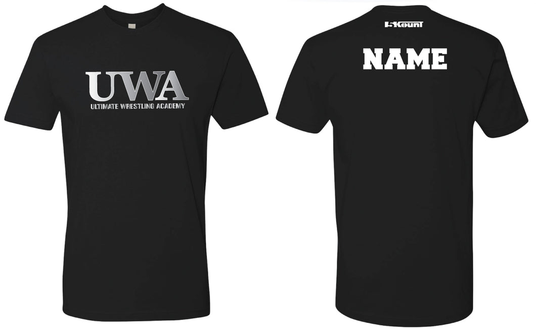 UWA Cotton Crew Tee - Black - 5KounT