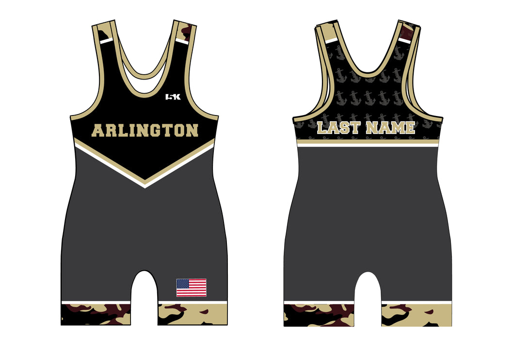 Arlington Wrestling Men's Singlet - 5KounT2018