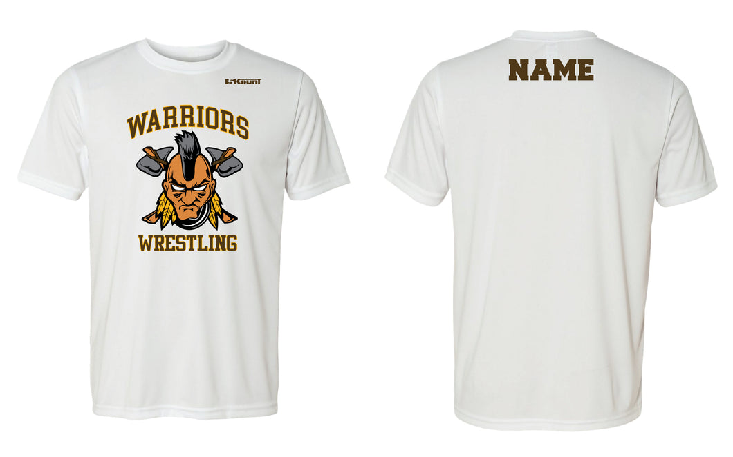 Watchung Hills Wrestling Dryfit Performance Tee - White - 5KounT2018