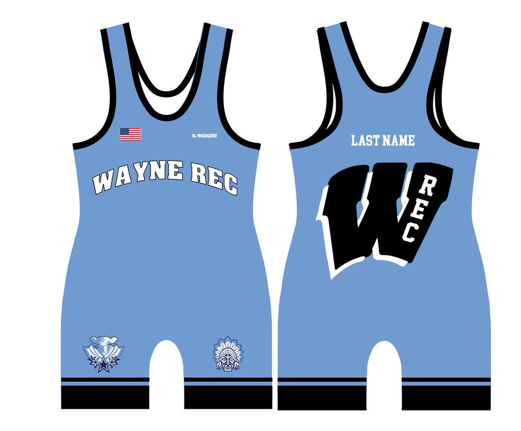 Wayne Rec Wrestling Sublimated Singlet Design 3 - 5KounT2018