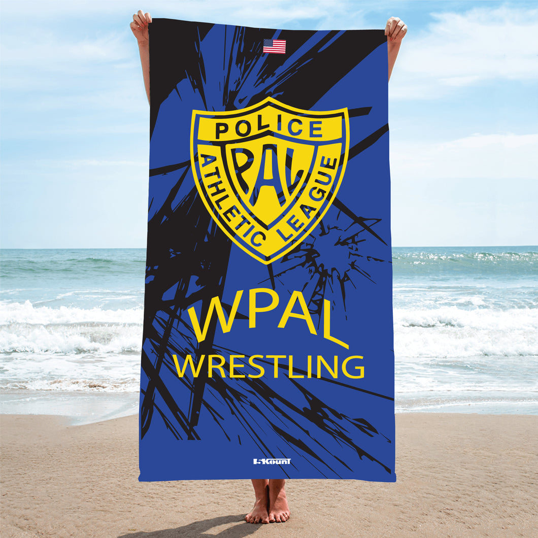 WPAL Wrestling Sublimated Beach Towel - 5KounT