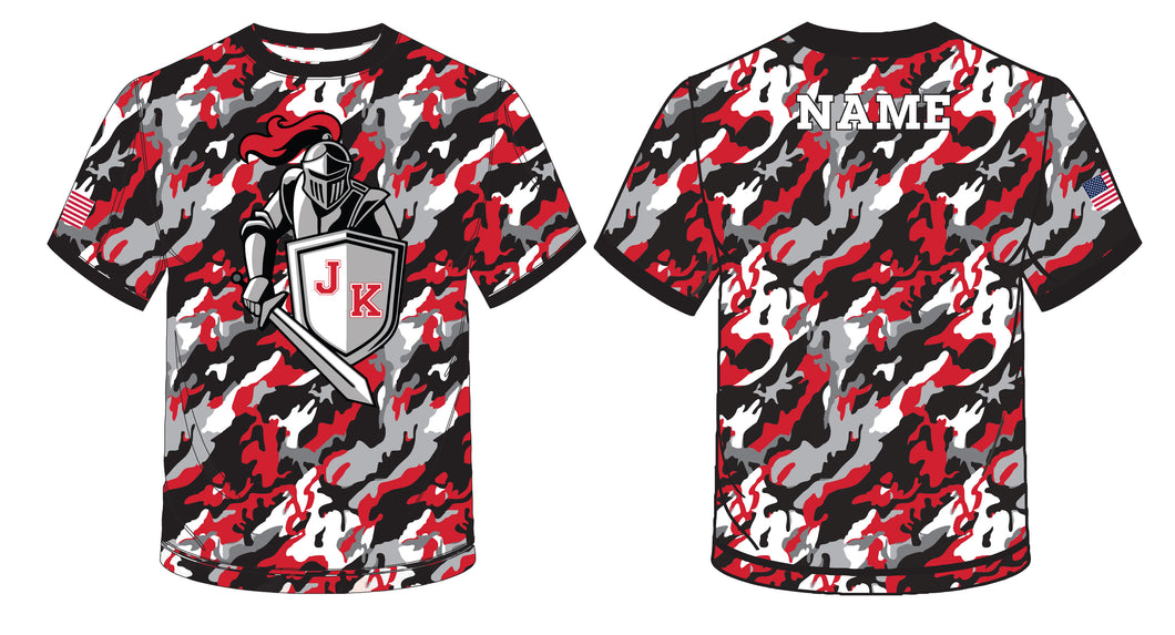 Morris Hills Jr. Knights Wrestling Sublimated Fight Shirt (Camo) - 5KounT