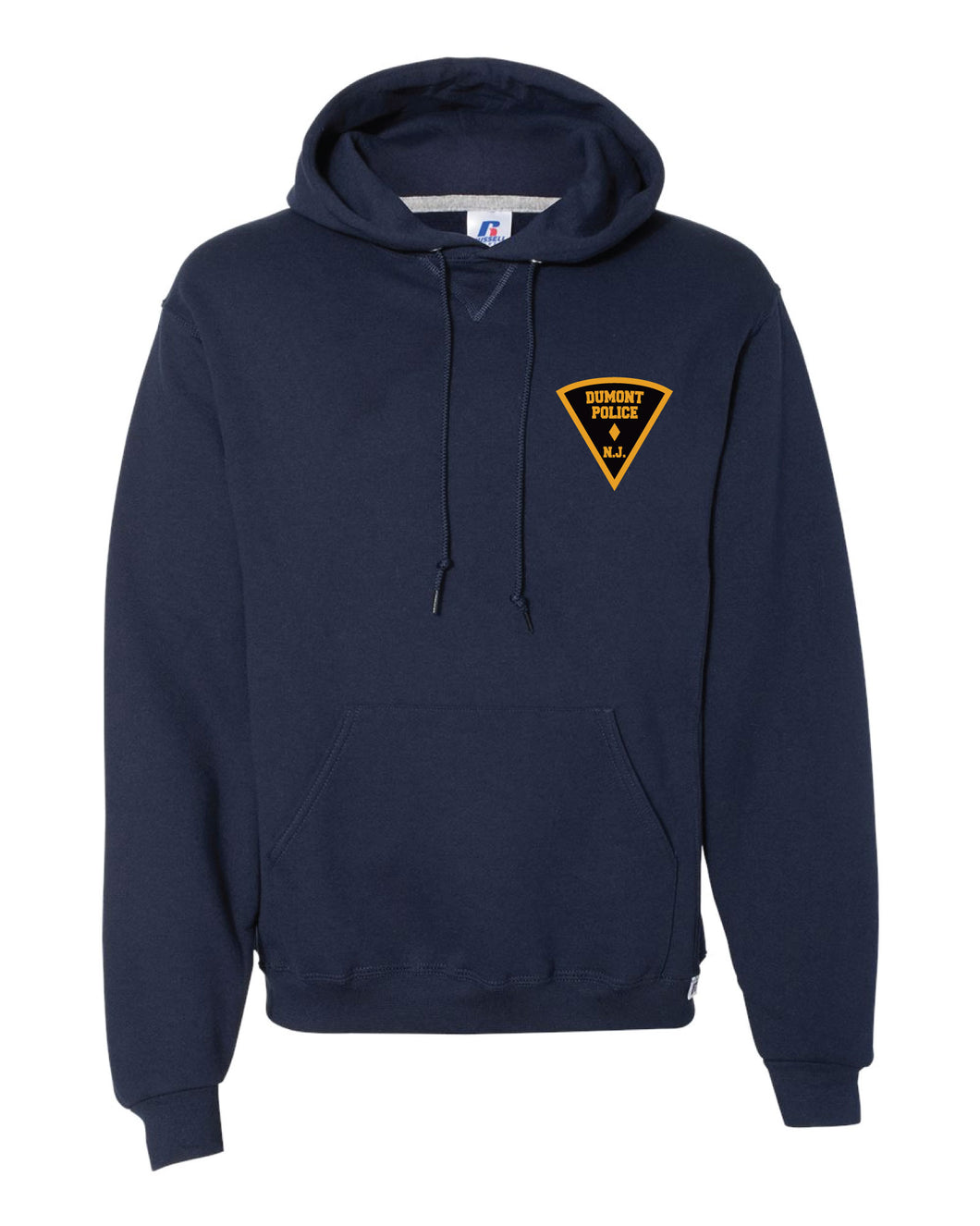 Dumont Police Russell Athletic Cotton Hoodie - Navy (Design 2) - 5KounT
