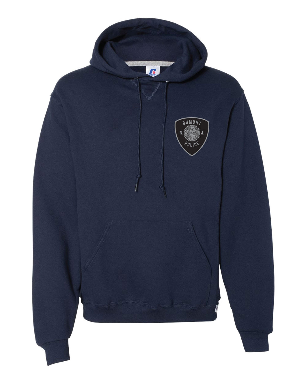 Dumont Police Russell Athletic Cotton Hoodie - Navy (Design 3) - 5KounT