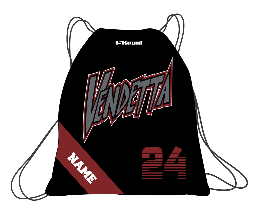 Vendetta Softball Sublimated Drawstring Bag