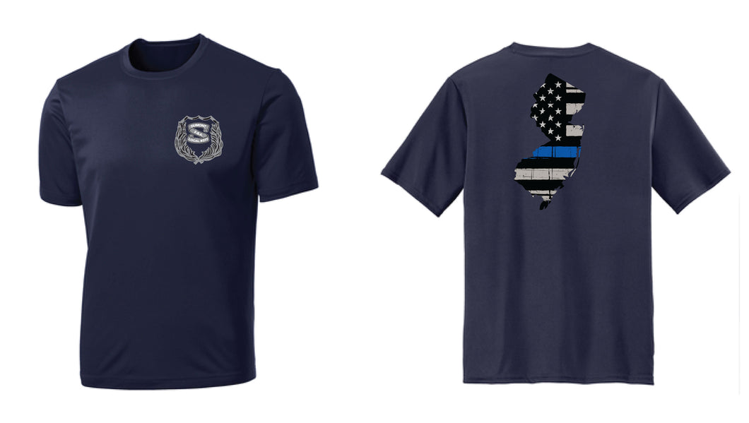 Dumont Police Dryfit Performance Tee - Navy (Design 1) - 5KounT
