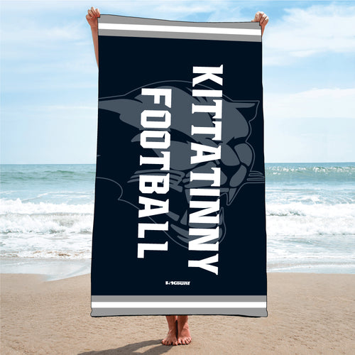 Kittatinny Football Sublimated Beach Towel - 5KounT