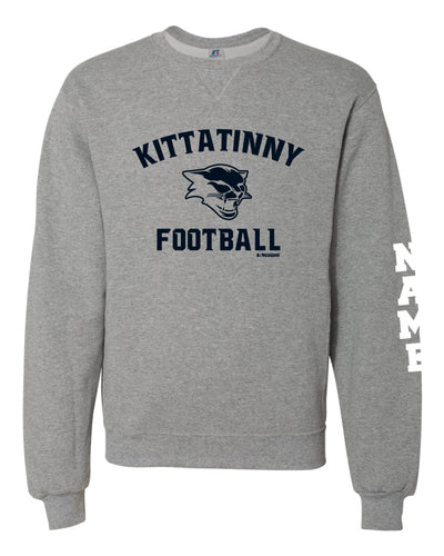 Kittatinny Football Russell Athletic Cotton Crewneck Sweatshirt - Gray - 5KounT2018