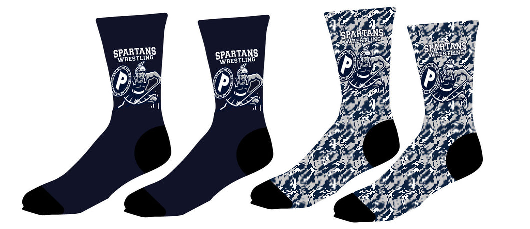 Paramus Wrestling 2018 Sublimated Socks - 5KounT