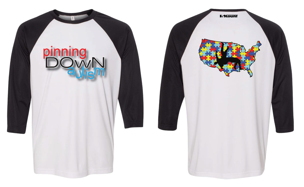 Pinning Down Autism Baseball Shirt - 5KounT