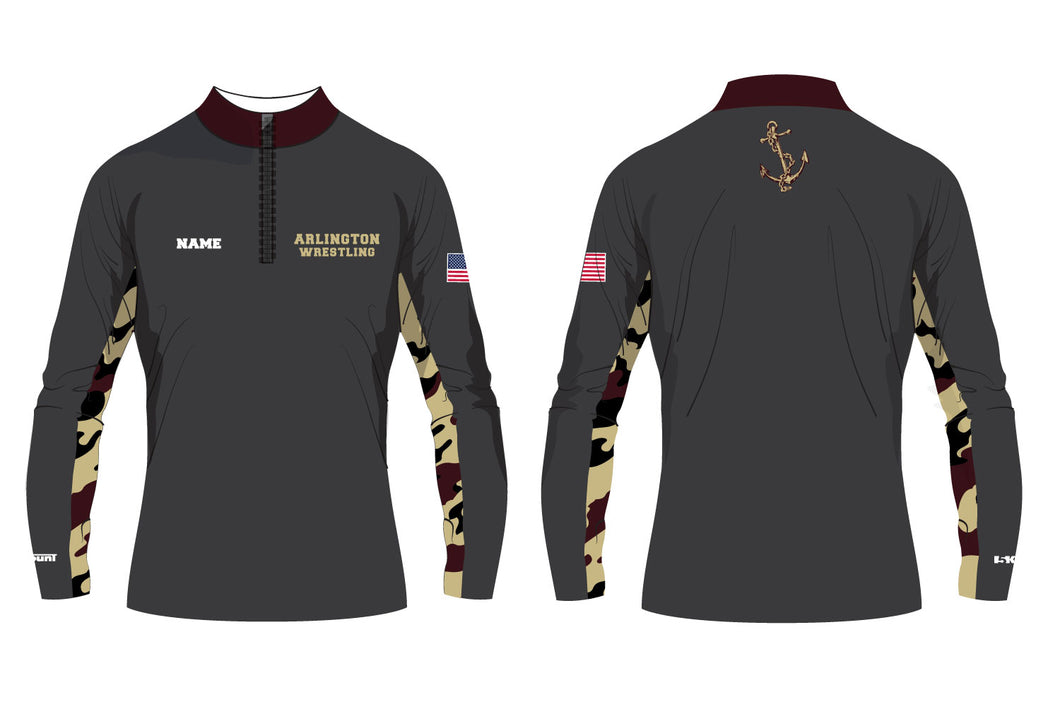 Arlington Wrestling Sublimated Quarter Zip - 5KounT2018