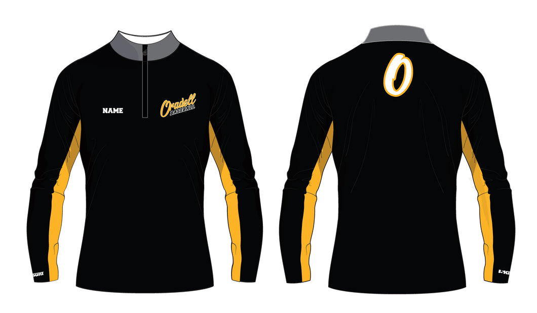 Oradell Baseball Sublimated Quarter Zip - 5KounT