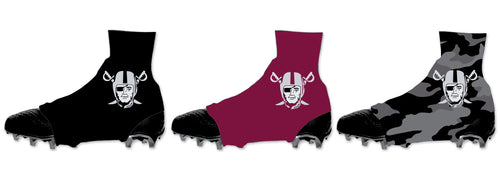 Raiders Football Sublimated Spats (Cleat Covers) - 5KounT