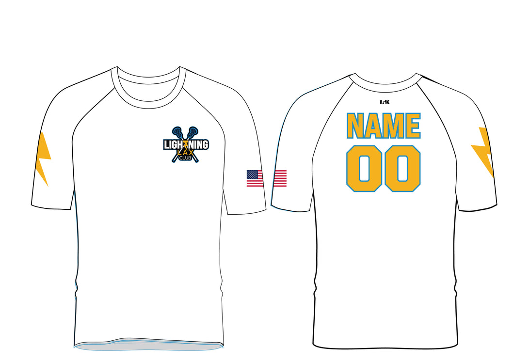 Lightning Lax Sublimated Shooting Shirt - Away - 5KounT2018