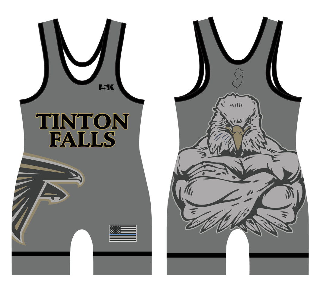 Tinton Falls Wrestling Sublimated Men's Singlet - Design 5 - 5KounT