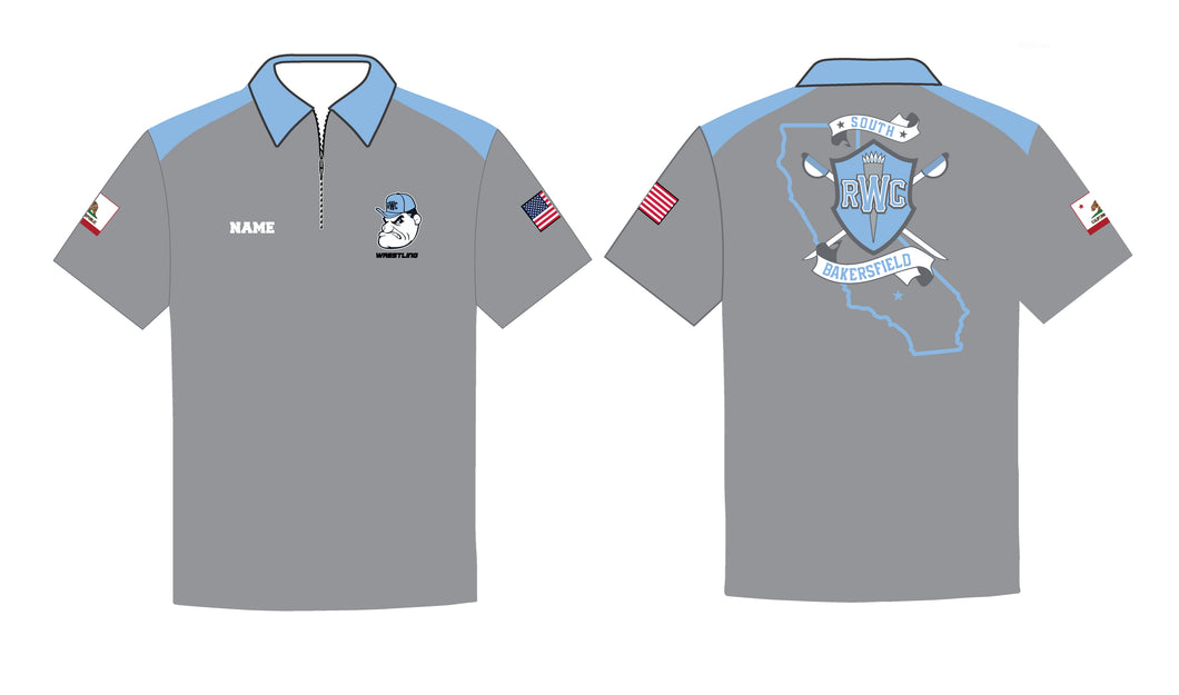 Rebel Wrestling Sublimated Polo - 5KounT2018