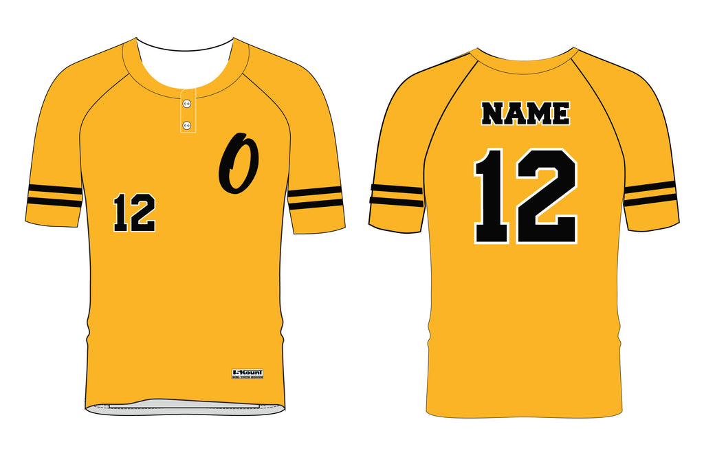 Oradell Baseball Sublimated Lightweight Mesh Travel Team Full-Button Game  Jersey - Pinstripes