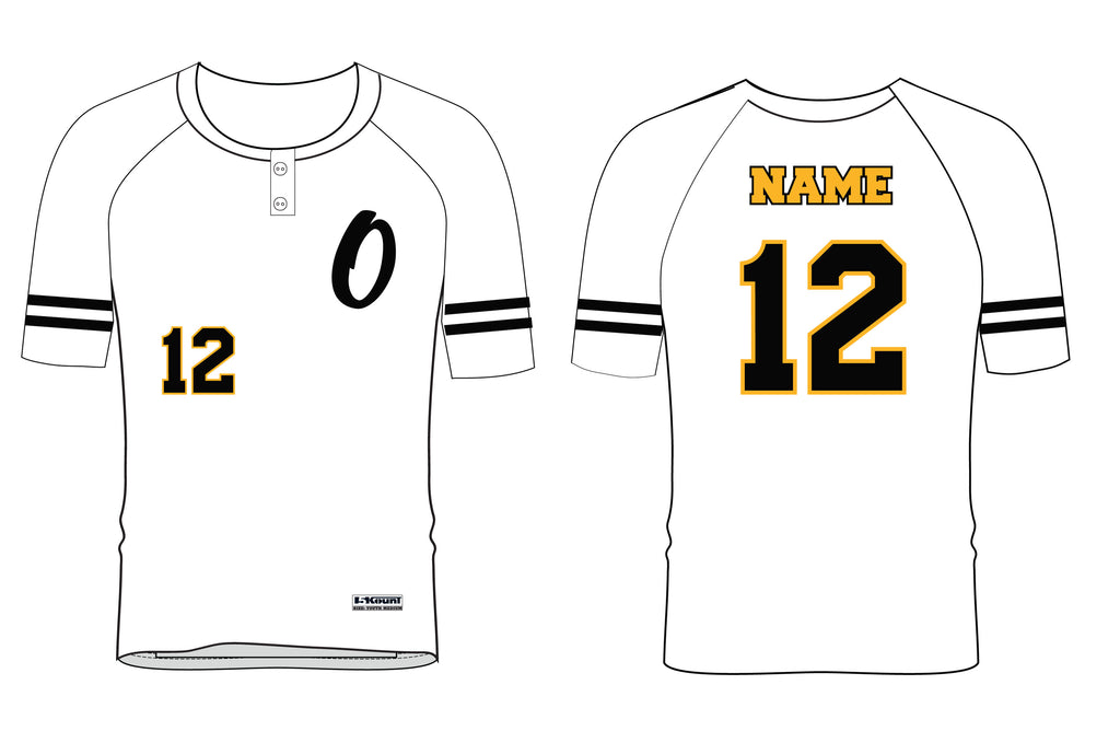 Oradell Baseball Sublimated Game Jersey - Gold