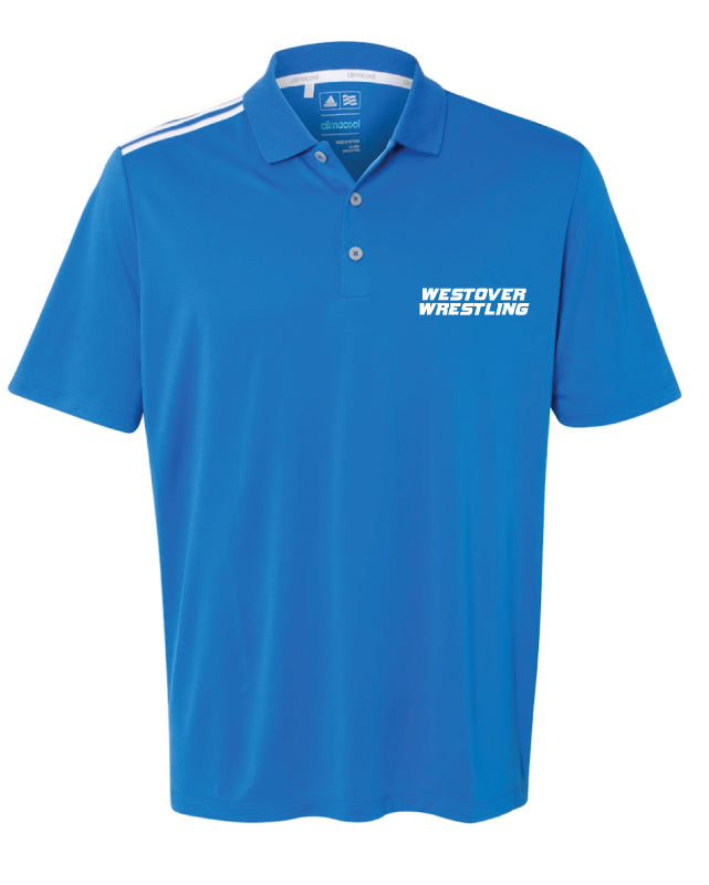 Westover Wrestling Men's Adidas Polo - Royal - 5KounT