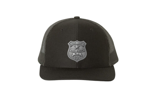 #135 Bergen County Police Academy Snapback Trucker Hat - Black