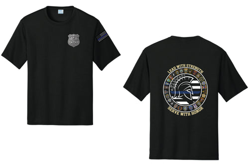 #135 Bergen County Police Academy Dryfit Performance Tee - Black