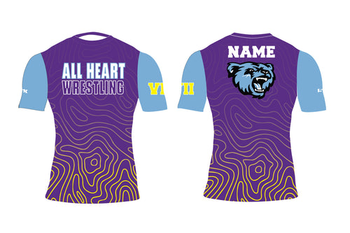 All Heart Wrestling Sublimated Compression Shirt