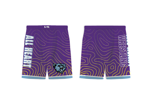 All Heart Wrestling Sublimated Fight Shorts