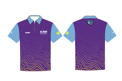 All Heart Wrestling Sublimated Polo Shirt