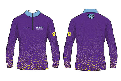 All Heart Wrestling Sublimated Quarter Zip