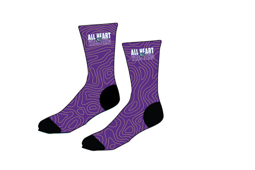 All Heart Wrestling Sublimated Socks