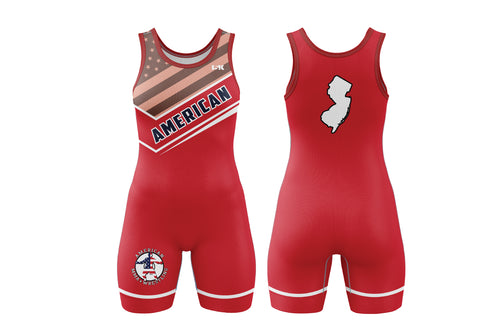 American MMA Freestyle Sublimated Women's Singlet - Red